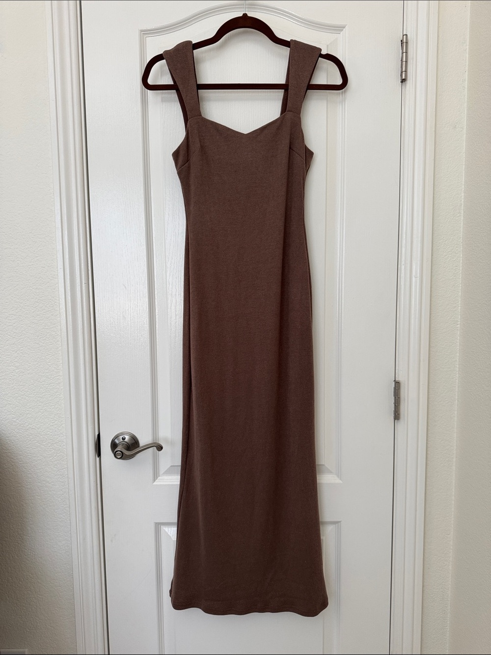 Hello Molly Brown Maxi Dress with Wide Straps